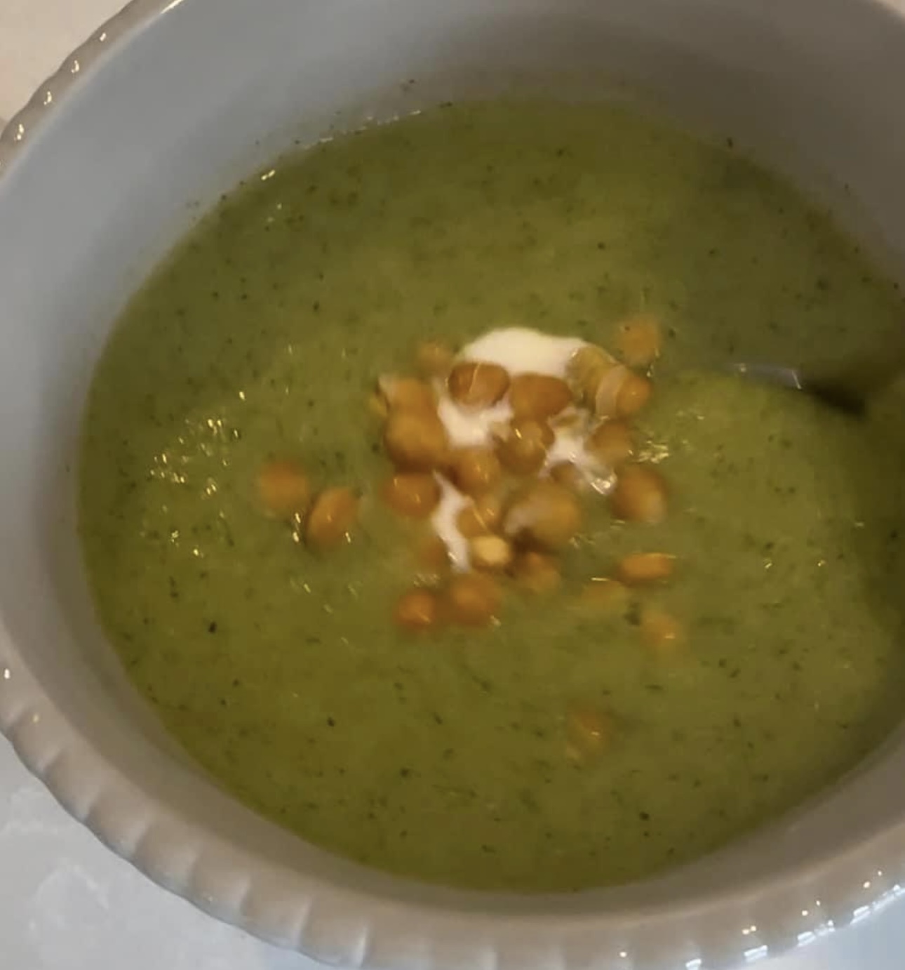 Creamy Green Soup - Nickys Bootcamp